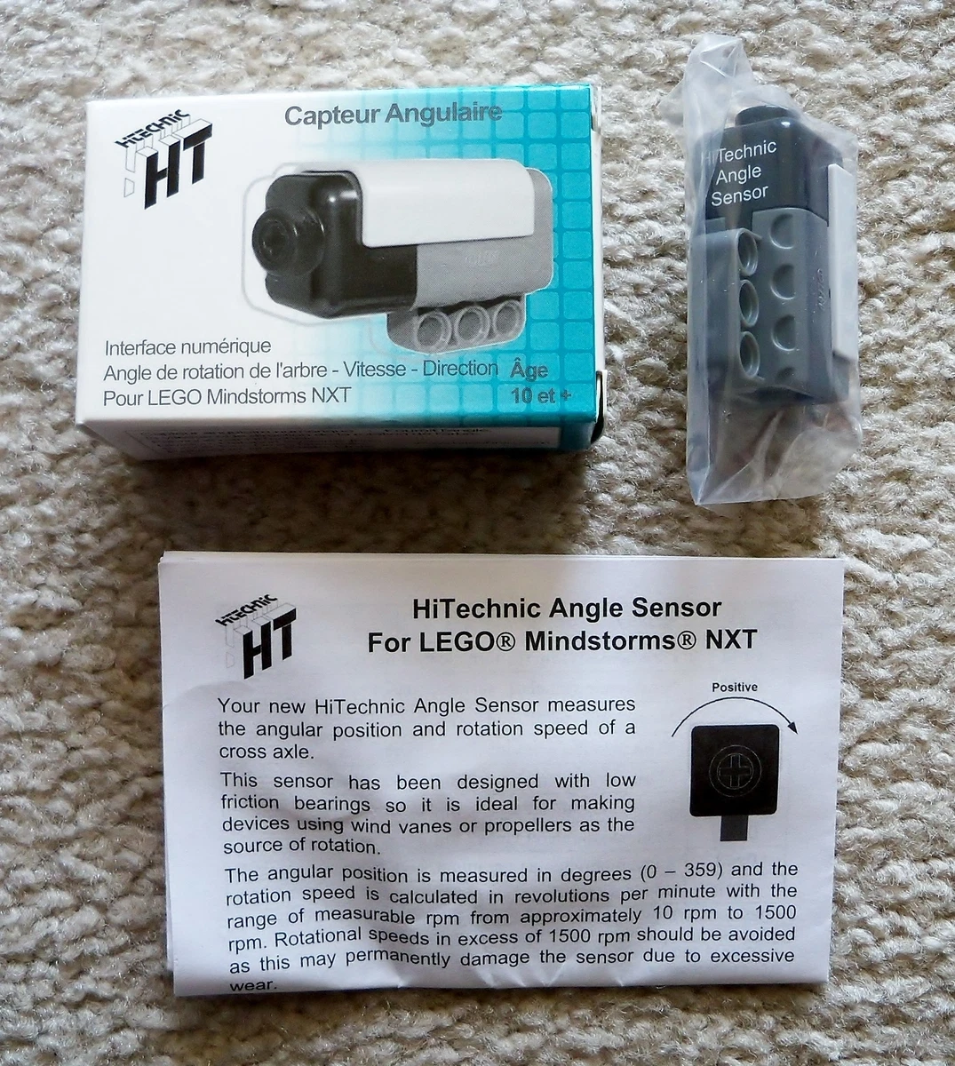 Rare HiTechnic Angle Sensor NAA1030 New eBay