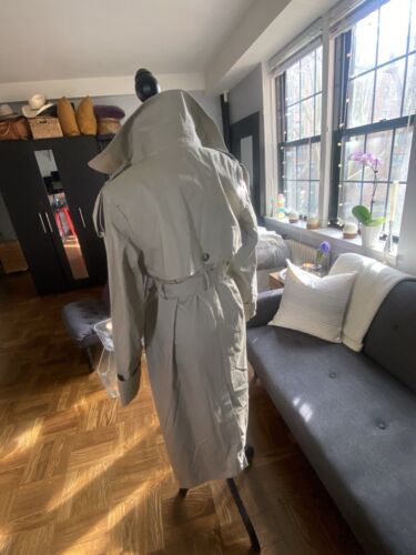 Neu mit Etikett Banana Republic Twill khaki Damen-Trenchcoat Größe XS LÄUFT GROSS - Bild 4 von 11