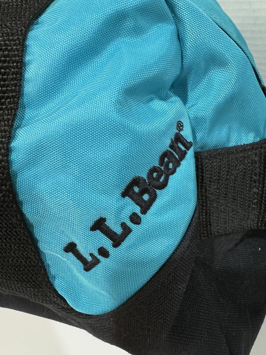 LL Bean Adventure Duffle Bag Aqua/Black Travel Gym Overnight 19
