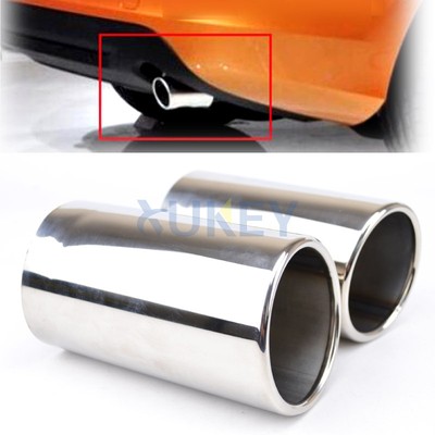 FOR 2011 2012 2013 VOLVO S60 V60 XC60 EXHAUST MUFFLER TIP TAIL PIPE END TRIM