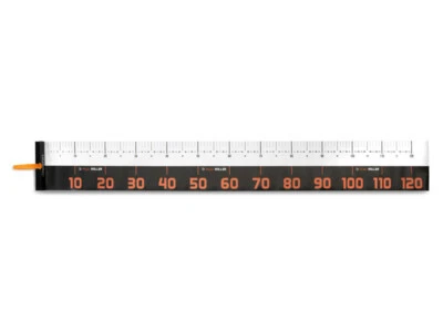 Fischmaßband 120cm Décrochage Angelmaßband Measure Mat Échelle Delphin Atak Moto - Photo 1/4