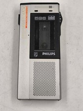 Philips 596 Mini Recorder Not Working For Parts Silver