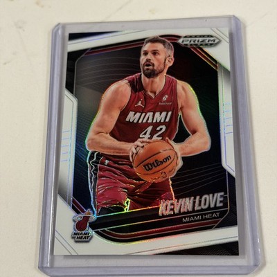 Kevin Love 2024-25 Prizm #183 White Prizm 138/175-Miami Heat-NBA Basketball