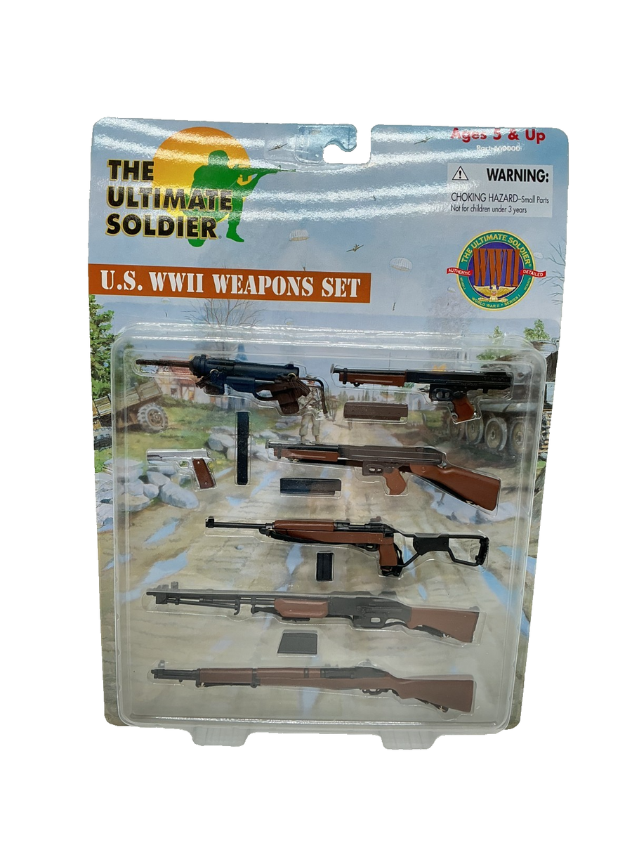 21st Century Toys The Ultimate Soldier U.S. WWII WEAPONS SET | eBay