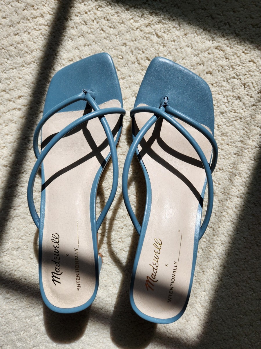 Madewell x Intentionally Blank Kelon Sandals in Robins Egg / Size 37