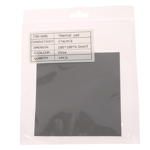 100x100mm Thermal Pad GPU CPU Heatsink Cooling Conductive Silicone Pad - Afbeelding 25 van 32