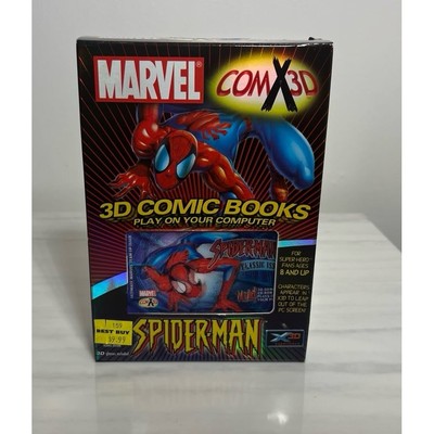 Marvel ComX3D Spider-Man 3D Interactive Comic PC CD-ROM Vintage Software