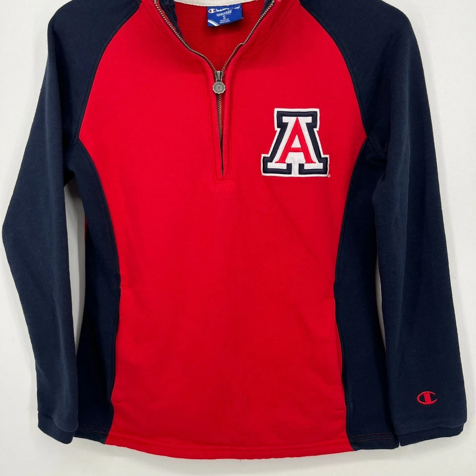 Champion Arizona Wildcats Pullover Sweatshirt Women's S Red U of A Embroidered - Image 3 of 4