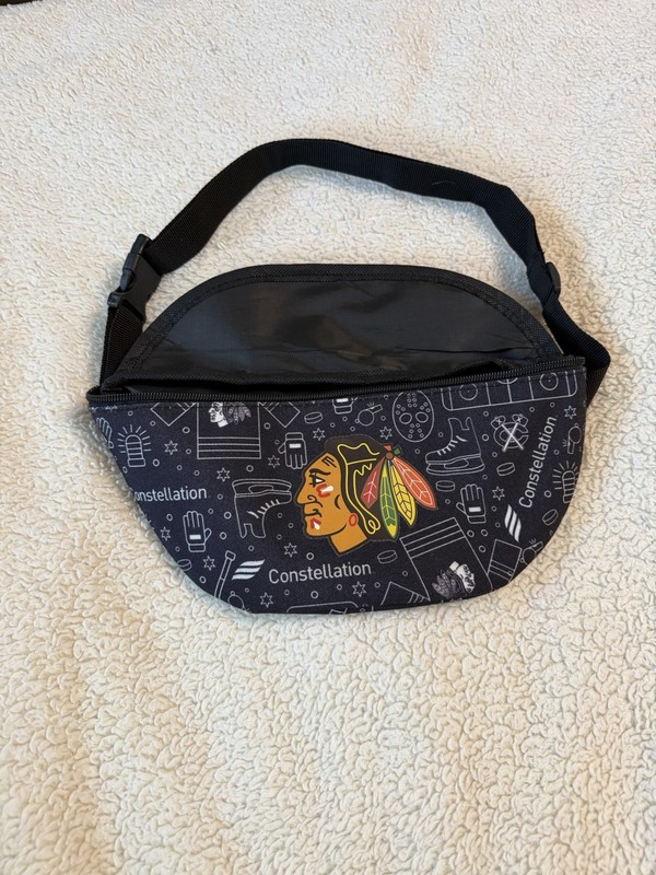 Chicago Blackhawks Fanny Pack NHL Waist Belt Bag Constellation Adjustable
