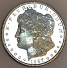1897 S MORGAN DOLLAR**PROOF LIKE**DEEP LIQUID MIRRORS**BEAUTY** NR #75064
