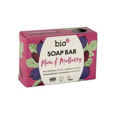 Barre de savon en boîte Bio-D aux prunes et aux mûres - 90 g