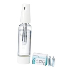 Portable Sparkling Water Maker - Travel Soda Maker for Home & Outdoor, 1L White