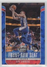 2018 Contenders Optic Front Row Seat Blue Cracked Ice Prizm Ben Simmons #29 s3g