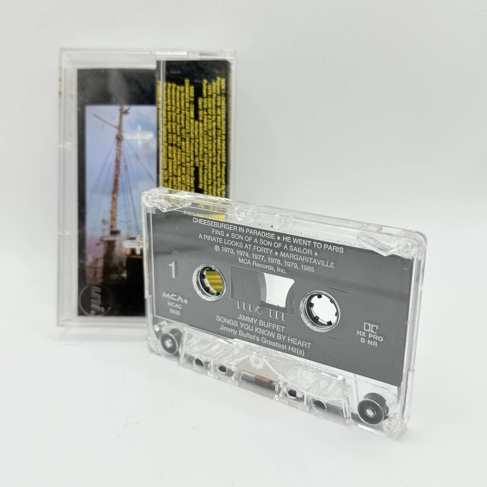 Jimmy Buffett Songs You Know By Heart Cassette Tape Tested Works MCA 1985 Vtg - Image 3 of 4