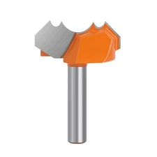 8mm Shank Double Bead Roundover Router Bit Bowl Milling Arc Profile Cutter