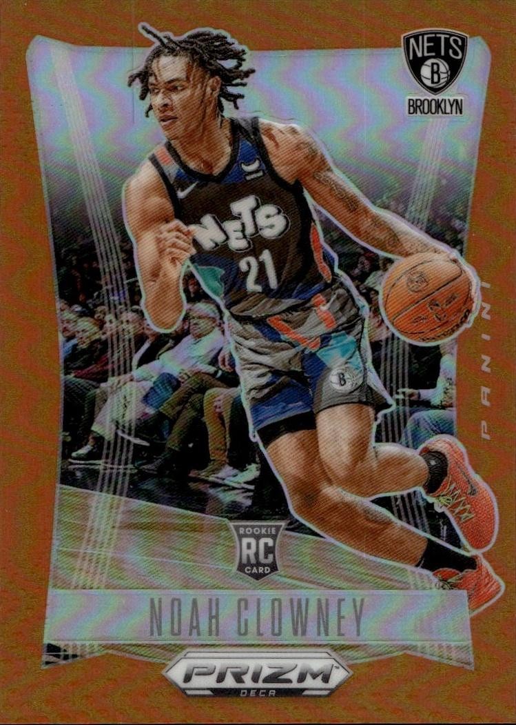 2023-24 Panini Prizm Deca #102 Noah Clowney Prizms Orange #/49