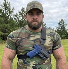 3x Kydex Chest Holster Rig Light Weight