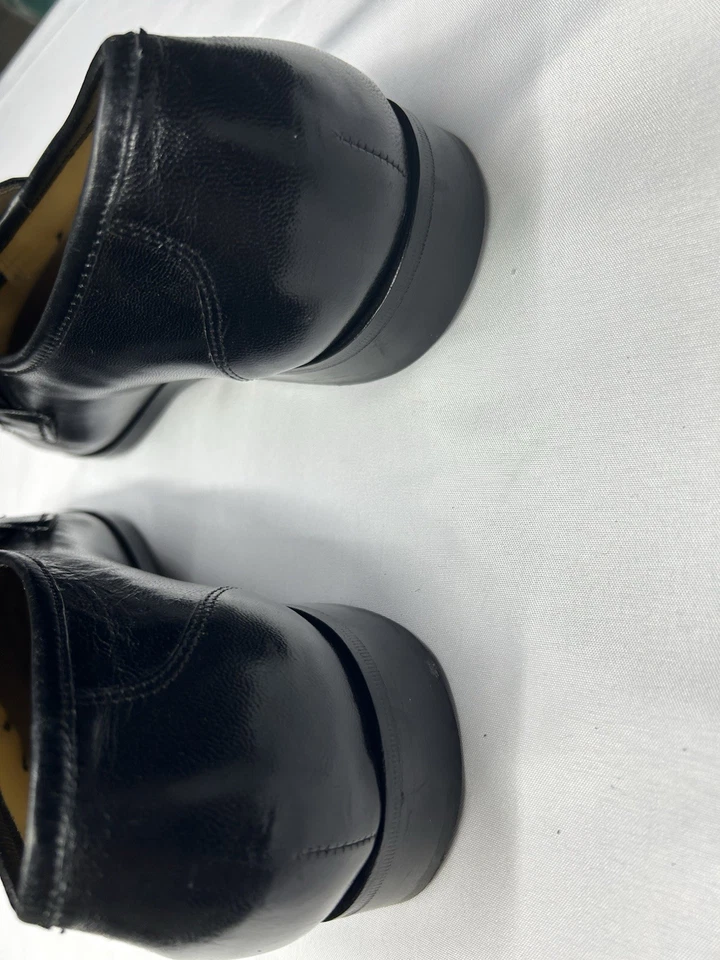 Bostonian Men's Leather Loafers Black Size 10 Wide Slip On Dress - Image 4 of 4