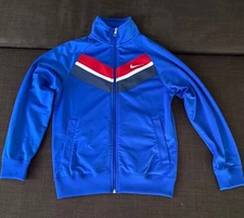Nike Youth Kids Boys Girls Long Sleeve Zip Up Tracksuit Top Jacket Medium