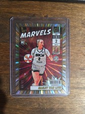 2025 Panini Donruss WNBA Net Marvels Hailey Van Lith #24 (RC) Bookend 99/99