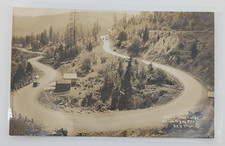 Oregon Border RPPC Siskiyou Horse Shoe Curve ...