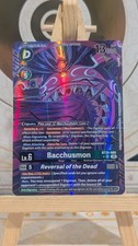 Digimon TCG Bacchusmon Reversal of the Dead BT26-080 Alt Art Foil NM