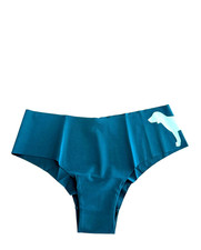 Victoria's Secret PINK No-Show Cheekster Panty Venetian Teal