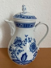 Kaffeekanne SMCS Tirschenreuth Bavaria Zwiebelmuster Echt Cobalt - Unterglasur