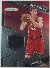 2016-17 Panini Prizm Rookie Patch Swatch Jakob Poeltl #49 RC Relic