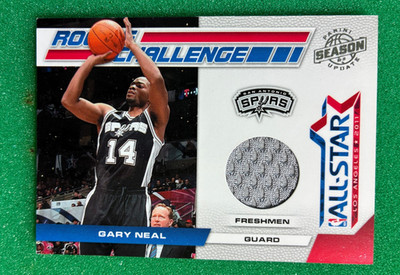2010-11 Panini Season Update - Rookie Challenge Gary Neal #4 Materials 687/799