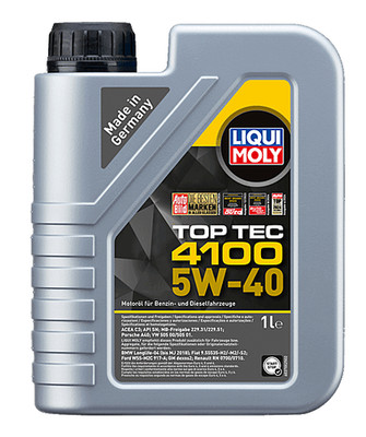 Liqui Moly 3700 Top Tec 4100 5W-40 Motoröl 1 Liter