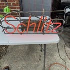 Vintage Schlitz Beer Neon Light 9” X 23” Working