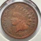 1907 Indian Head Cent Penny One Cent Coin Toner VG Condition