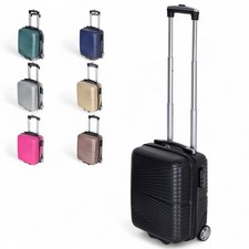 Valigetta 40x30x20 Valigia Bagaglio Mano  Rigida 2 Ruote Trolley Piccolo Cabina