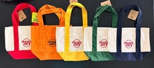 Trader Joe  s Mini Canvas Tote Bag Limited Edition Free Shipping Pick Your Color 