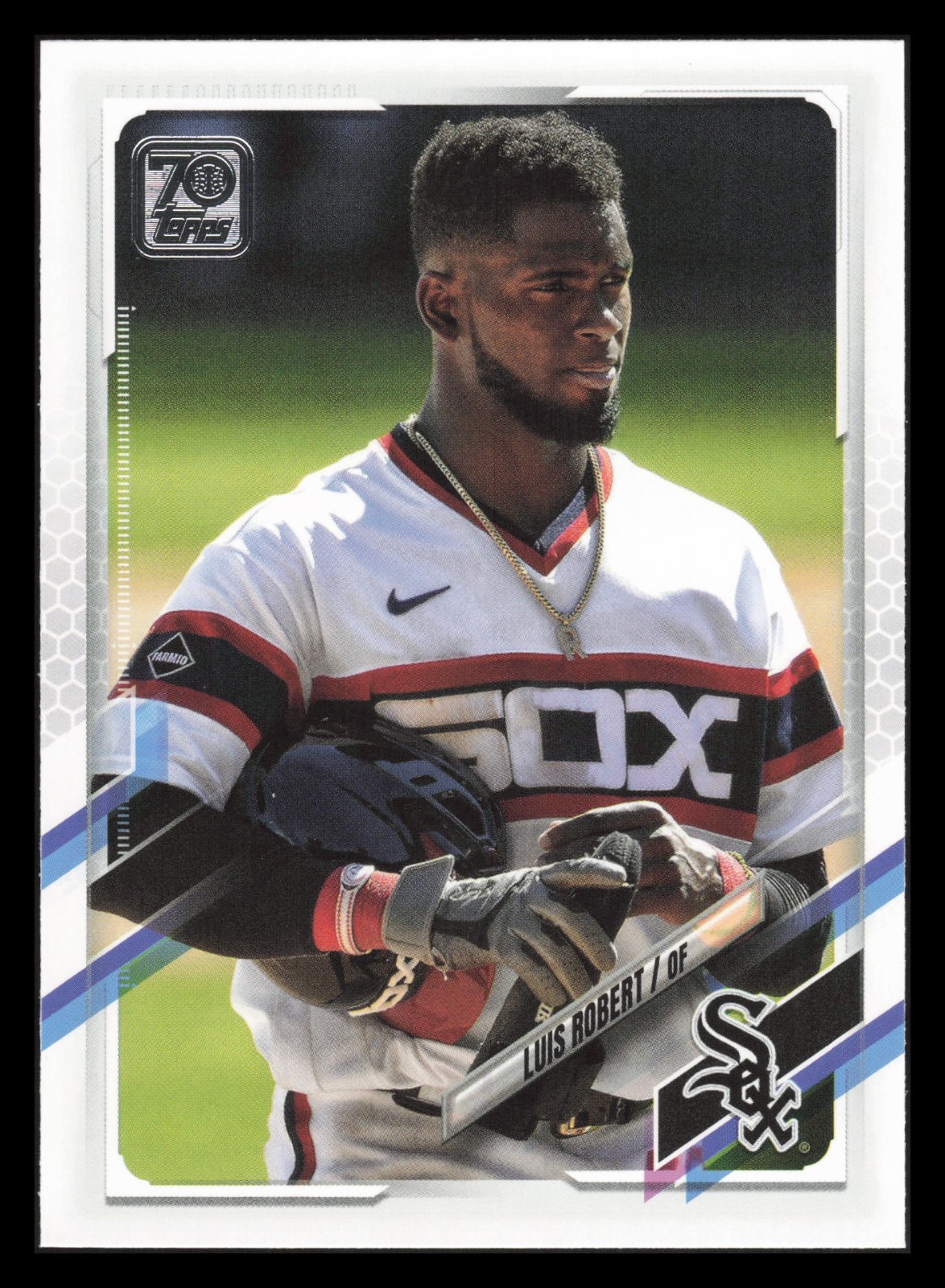 LUIS ROBERT SP Image Variation 2021 Topps #223 Chicago White Sox