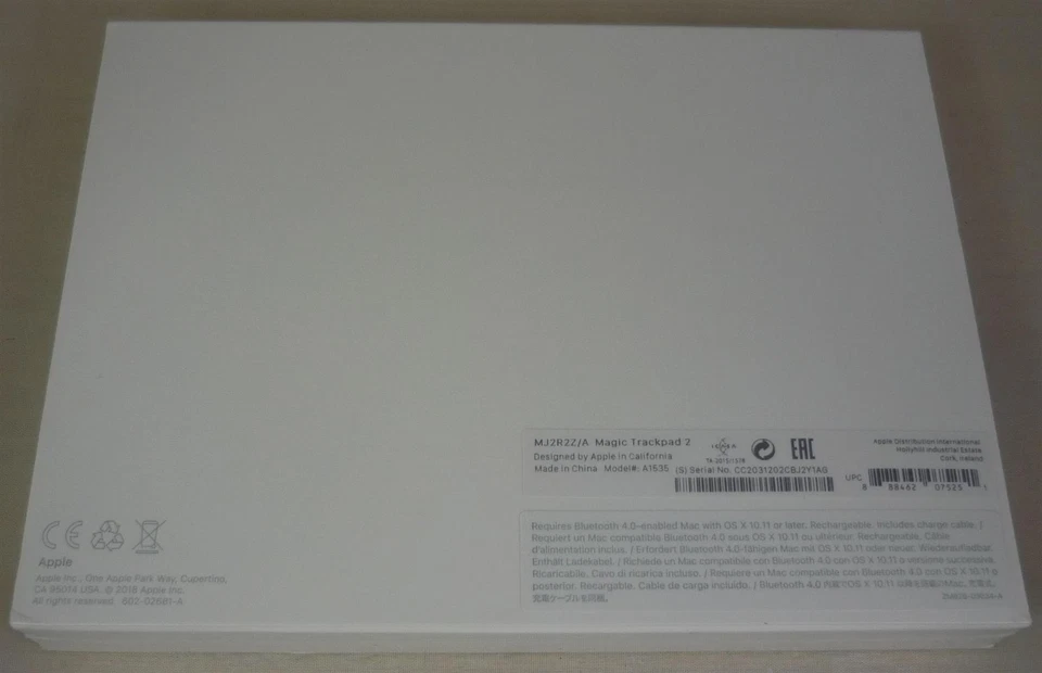 Apple Magic Trackpad 2 (Wireless, Rechargable) - White - New - Image 3 of 4