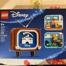 LEGO 40774 Disney Classic Animation Scenes, Retro TV, Toy Story Lion King
