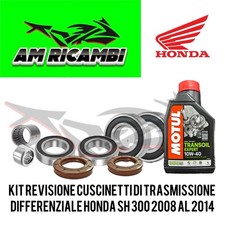 KIT REVISIONE CUSCINETTI DI TRASMISSIONE DIFFERENZIALE HONDA SH 300 2008 AL 2014