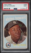 1959 Topps #395 Elston Howard PSA 9 Only 3 Higher