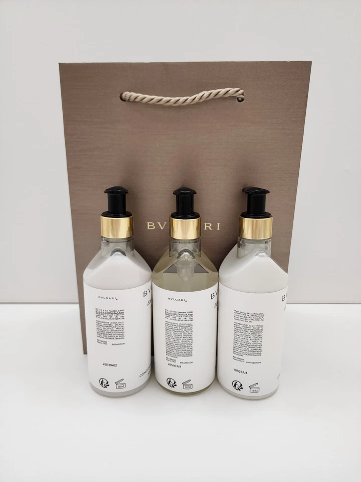 BVLGARI Shampoo , Hair Conditioner, Hand Lotion White Tea au the Blanc 300ml New - Image 2 of 4