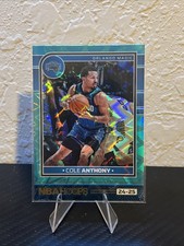 2024-25 NBA Hoops - #178 Cole Anthony Teal Parallel