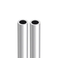 2 X 12mm OD 8mm ID 300mm Length 6063 Aluminum Round Tube for Project Seamless