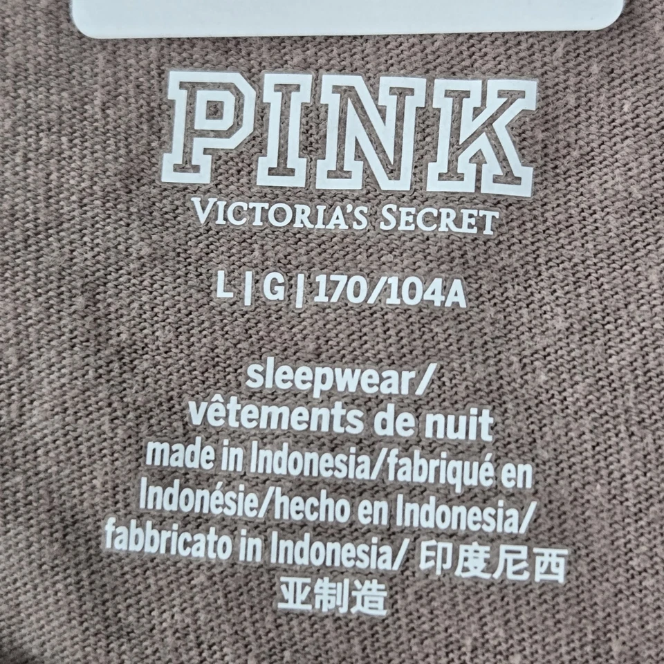 Victoria's Secret розовый женщин Sleepwear L коричневый Cat звезды пижамы Топ - Изображение 3 из 4