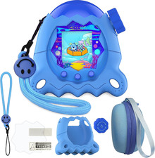 Hard Case and Silicone Cover for Tamagotchi Paradise Electronic Pet, Protective