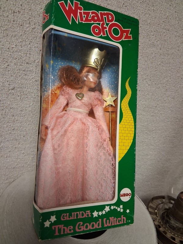 Mego The Wizard of Oz Glinda The Good Witch Doll 8" NOS Vintage 1974