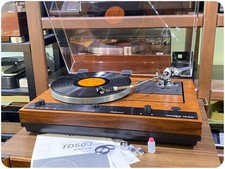 THORENS TD 520 Turntable w/ SME 3012-R Tonearm Tested Works Japan GS03 21.0