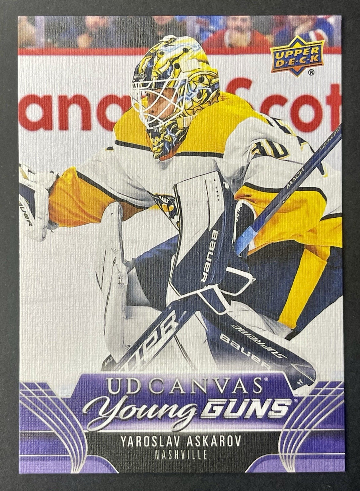 2023-24 Upper Deck Series 1 - Ud Canvas Young Guns Yaroslav Askarov #C111 (RC)
