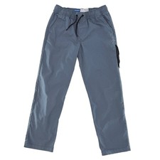Old Navy Boys Tech Taper Quick Dry Pants Blue Gray Size M 8 Elastic Zip FLAW