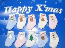 [☆Christmas mini knit ornaments 10 pieces☆] 35 knit socks, socks, stockings,